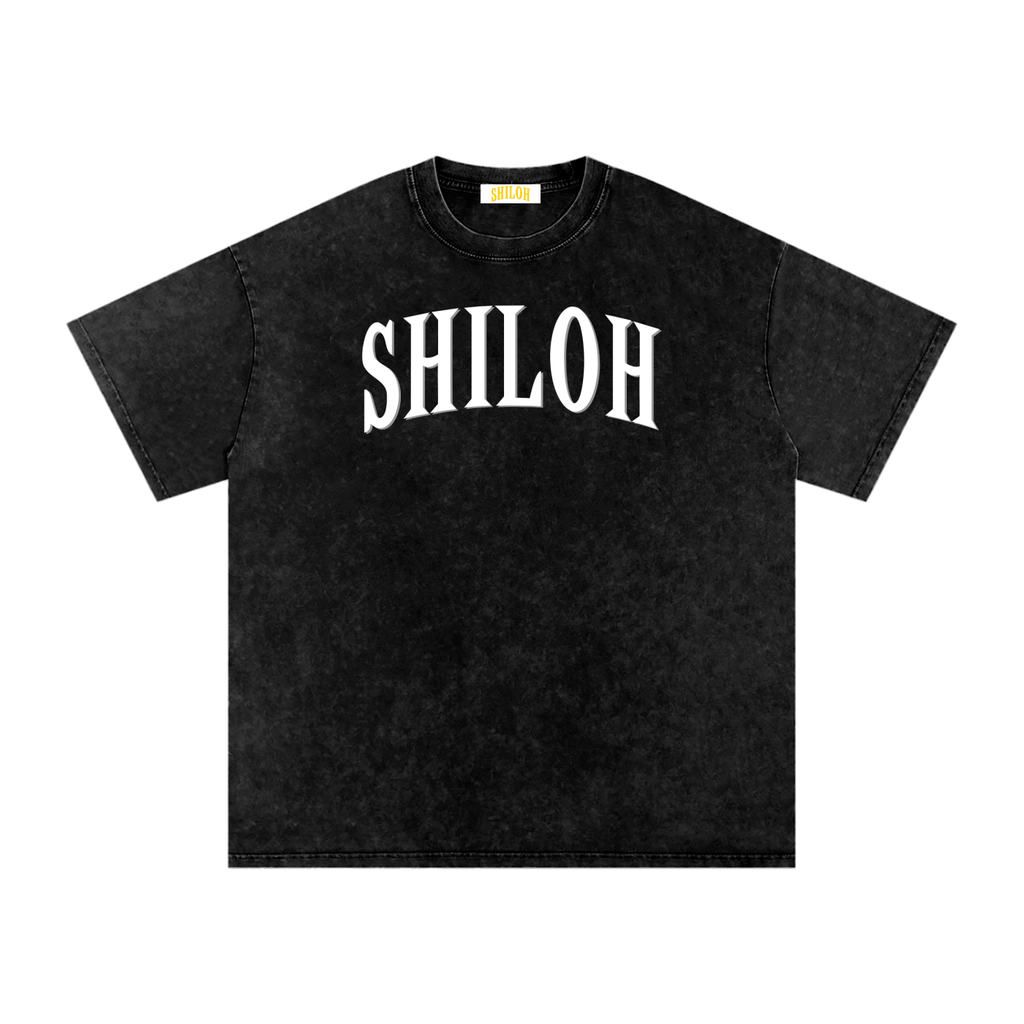 Written Word Snow Washed Oversized Tee