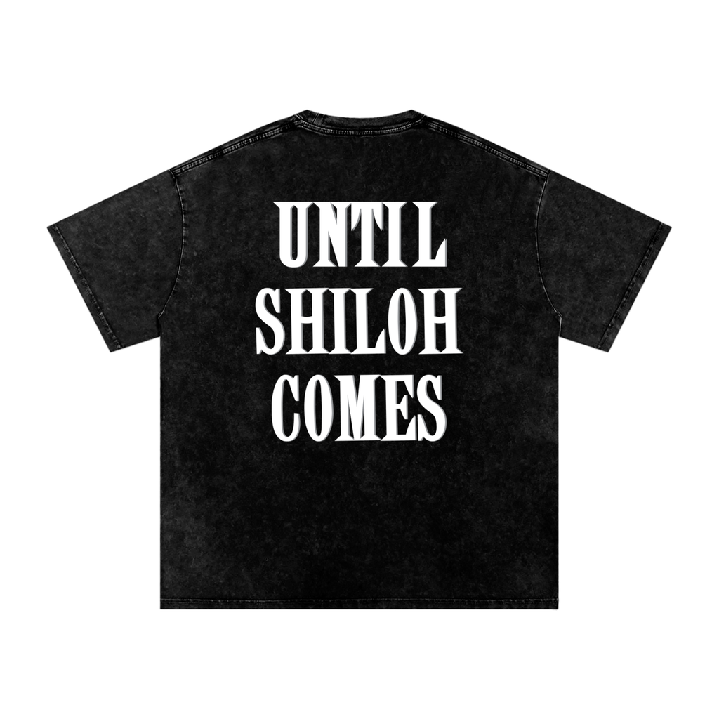 Written Word Snow Washed Oversized Tee